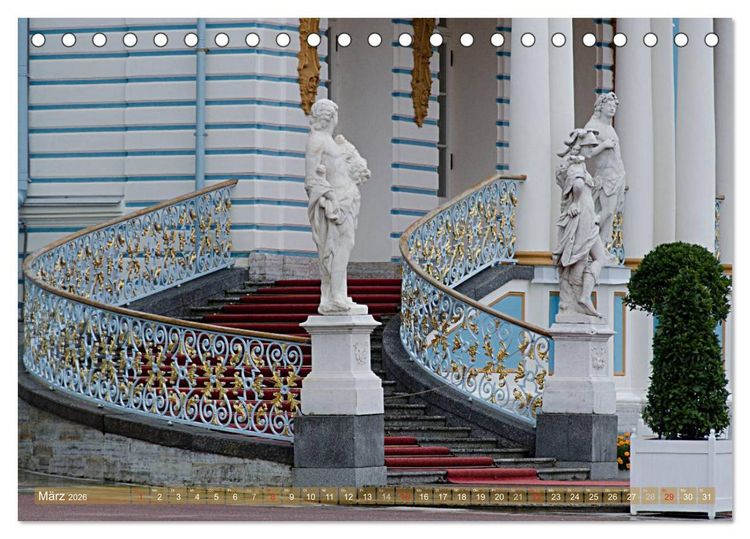 Produktbild: St. Petersburg - Alles Gold was gl&auml;nzt (Tischkalender 2026 DIN A5 quer), CALVENDO Monatskalender