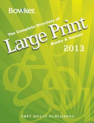 Produktbild: Large Print Books & Serials, 2013