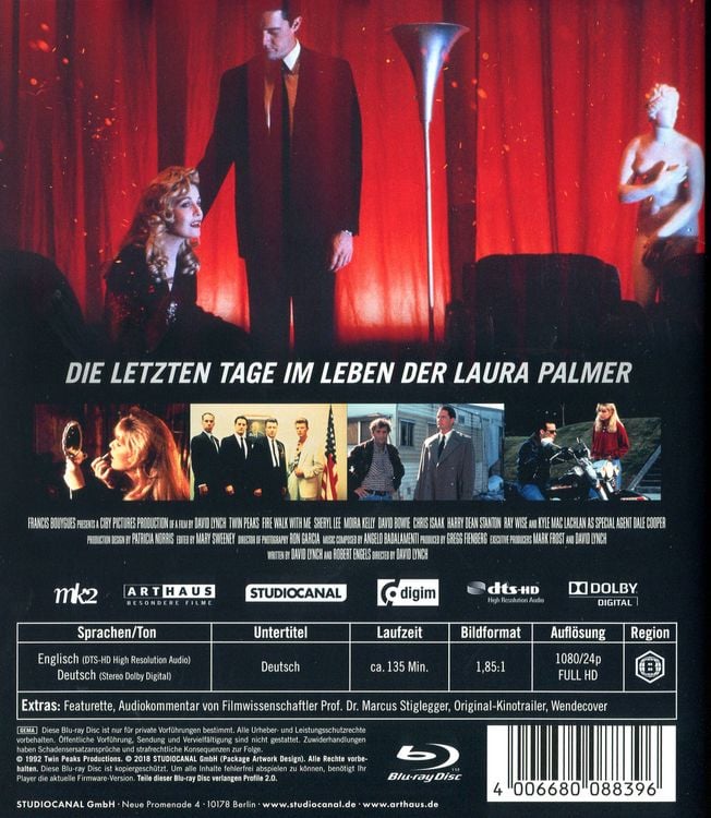 Produktbild: Twin Peaks - Der Film