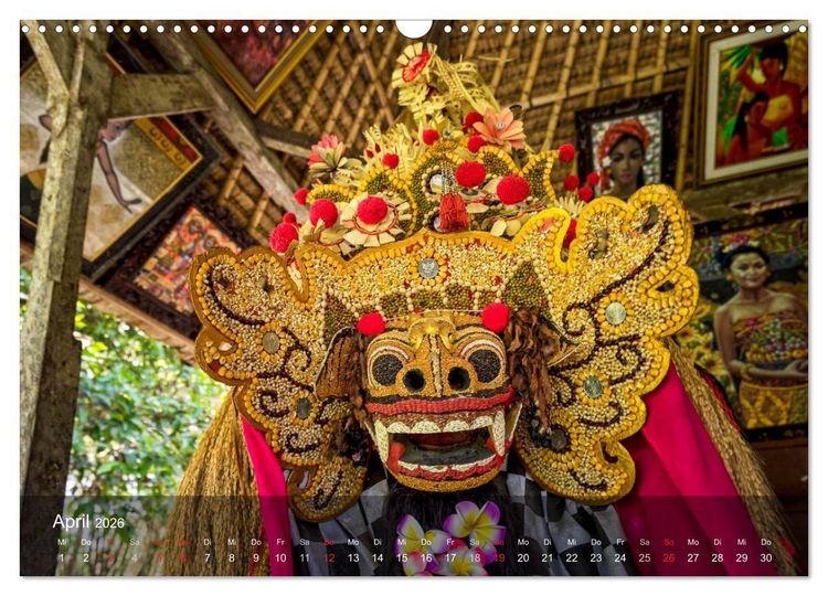 Produktbild: Bali - Insel der Tempel, G&ouml;tter und D&auml;monen (Wandkalender 2026 DIN A3 quer), CALVENDO Monatskalender