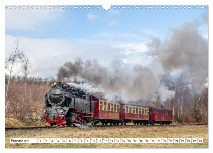 Produktbild: Selketalbahn im Harz (Wandkalender 2026 DIN A3 quer), CALVENDO Monatskalender