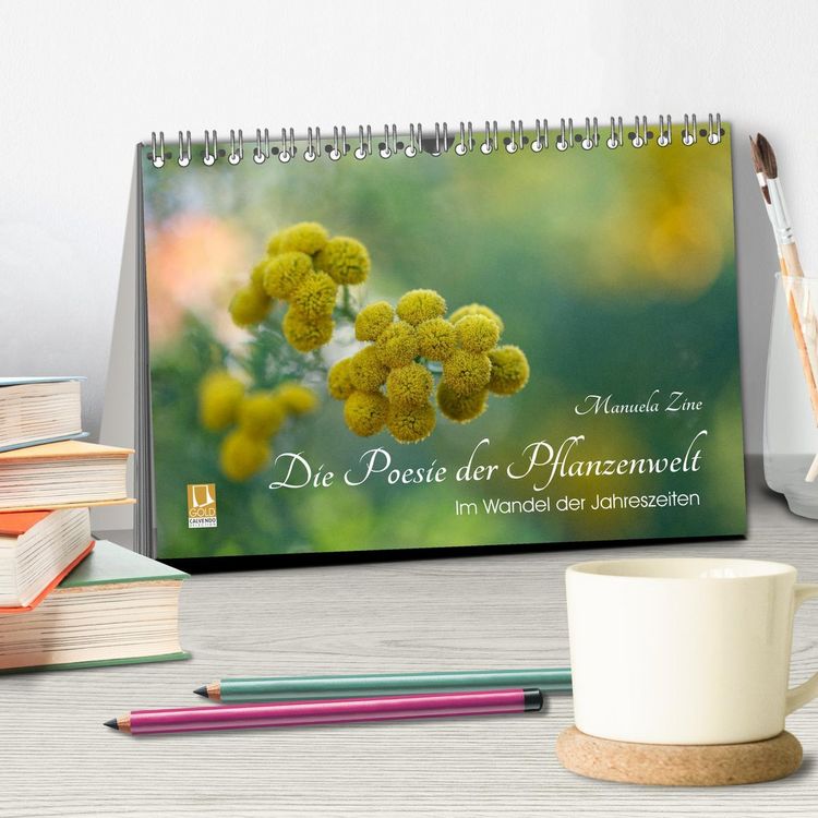 Produktbild: Die Poesie der Pflanzenwelt - Im Wandel der Jahreszeiten (Tischkalender 2026 DIN A5 quer), CALVENDO Monatskalender