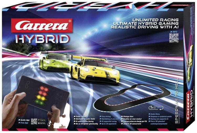 Produktbild: CARRERA HYBRID - Rennbahnsystem Speedway to Hell