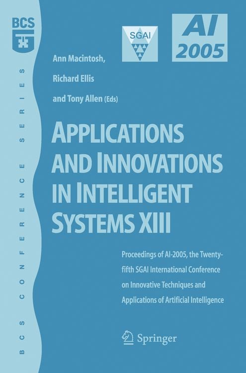Produktbild: Applications and Innovations in Intelligent Systems XIII
