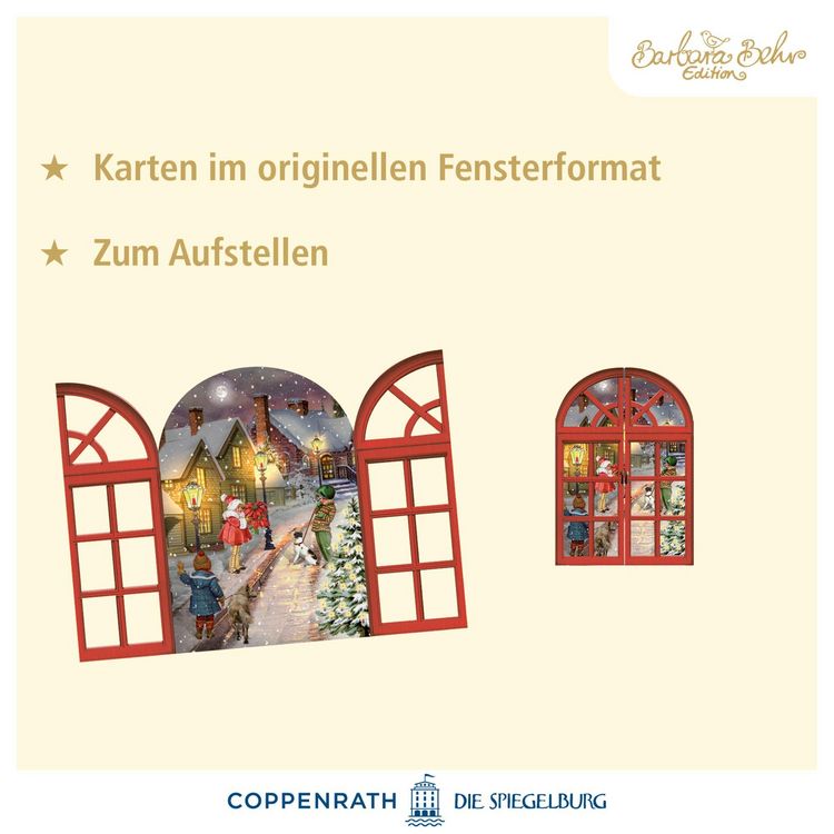 Produktbild: Mini-Adventskalender &ndash; Nostalgische Adventsfenster