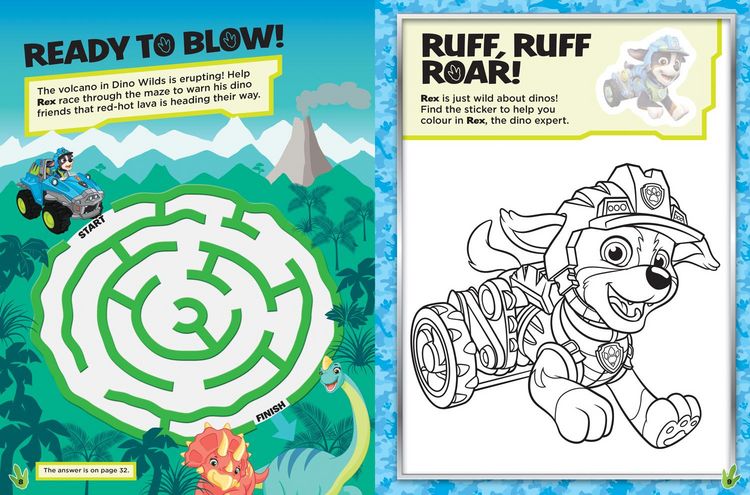 Produktbild: Paw Patrol Dinosaur Sticker Activity