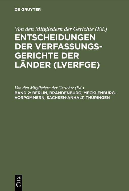 Produktbild: Berlin, Brandenburg, Mecklenburg-Vorpommern, Sachsen-Anhalt, Th&uuml;ringen