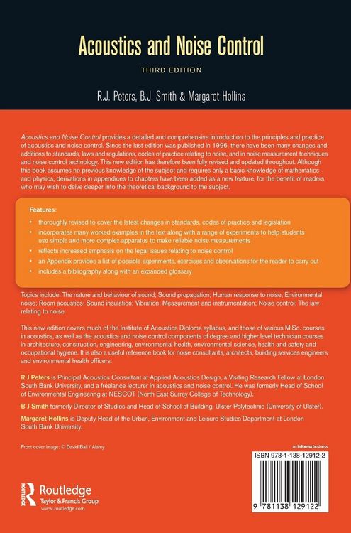Produktbild: Acoustics and Noise Control