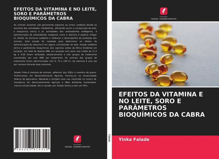 Produktbild: Efeitos Da Vitamina E No Leite, Soro E Par&acirc;metros Bioqu&iacute;micos Da Cabra