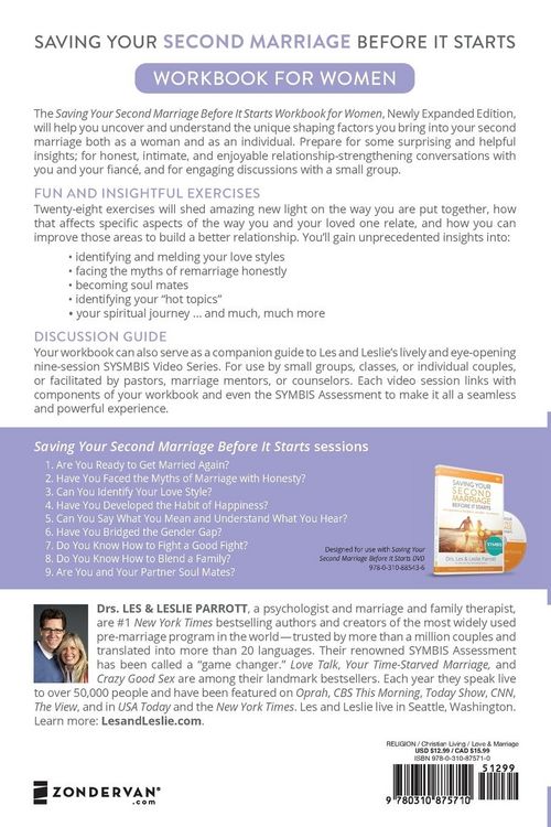 Produktbild: The Saving Your Second Marriage Before It Starts Workbook for Women Updated