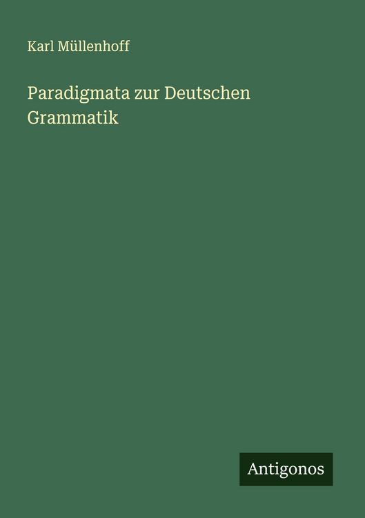 Produktbild: Paradigmata zur Deutschen Grammatik