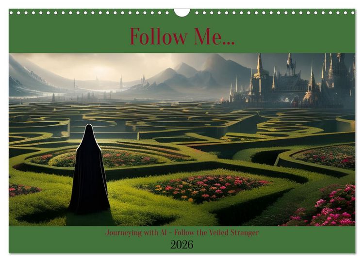 Produktbild: Follow Me... (Wall Calendar 2026 DIN A3 landscape), CALVENDO 12 Month Wall Calendar