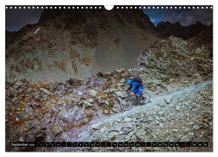 Produktbild: Downhill Action (Wandkalender 2026 DIN A3 quer), CALVENDO Monatskalender