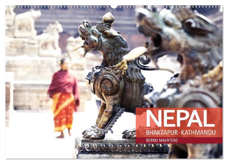 Produktbild: NEPAL Bhaktapur Kathmandu (Wandkalender 2026 DIN A2 quer), CALVENDO Monatskalender