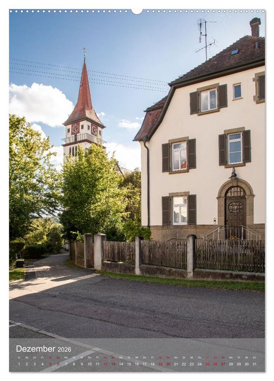Produktbild: Ilsfeld (hochwertiger Premium Wandkalender 2026 DIN A2 hoch), Kunstdruck in Hochglanz