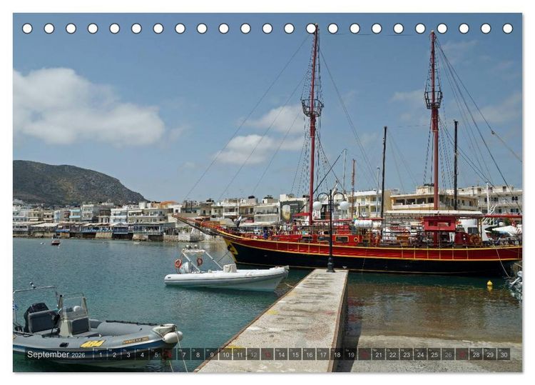 Produktbild: Gro&szlig;er Grieche Kreta (Tischkalender 2026 DIN A5 quer), CALVENDO Monatskalender