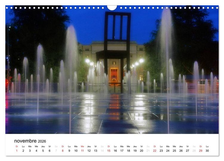 Produktbild: Gen&egrave;ve Points de vue (Calendrier mural 2026 DIN A3 vertical), CALVENDO calendrier mensuel