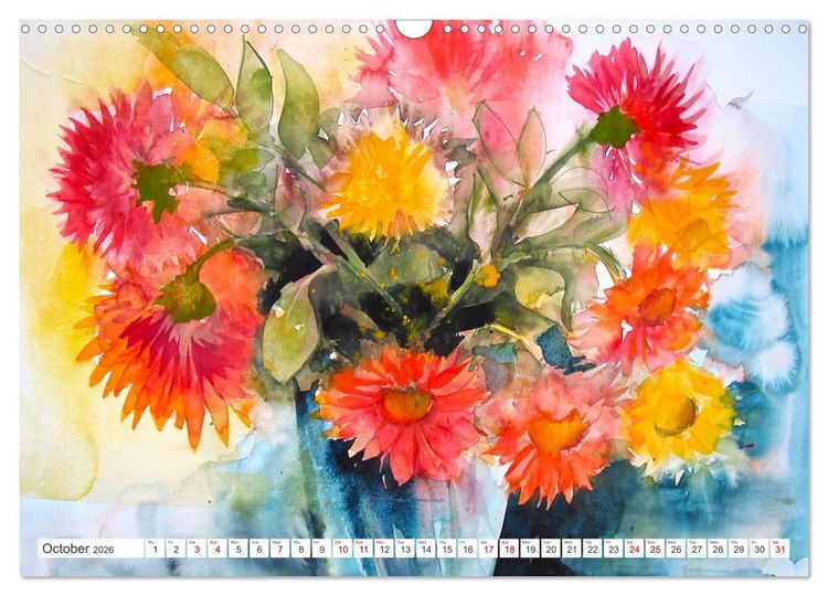 Produktbild: FLOWER MAGIC (Wall Calendar 2026 DIN A3 landscape), CALVENDO 12 Month Wall Calendar