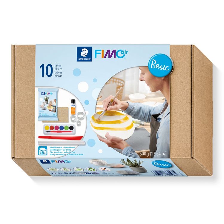 Produktbild: STAEDTLER Bastelset FIMOair 81 Set Lufttrocknende Modelliermasse