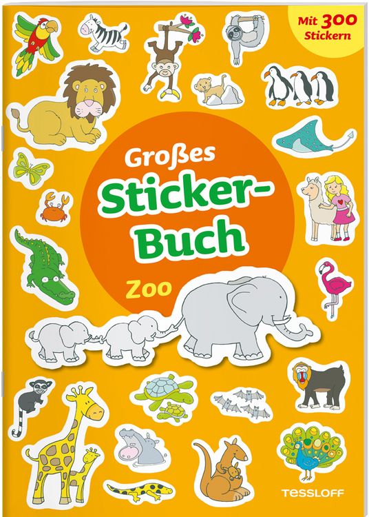 Produktbild: Gro&szlig;es Sticker-Buch. Zoo