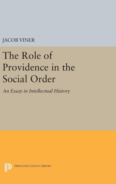 Produktbild: The Role of Providence in the Social Order
