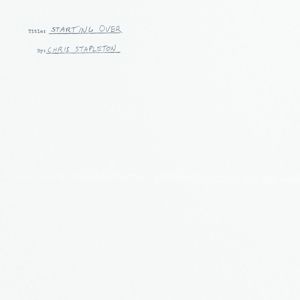 Produktbild: Starting Over (2LP)