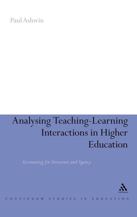 Produktbild: Analysing Teaching-Learning Interactions in Higher Education