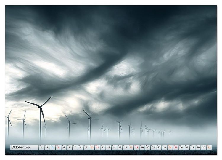 Produktbild: Windtr&auml;ume (hochwertiger Premium Wandkalender 2026 DIN A2 quer), Kunstdruck in Hochglanz