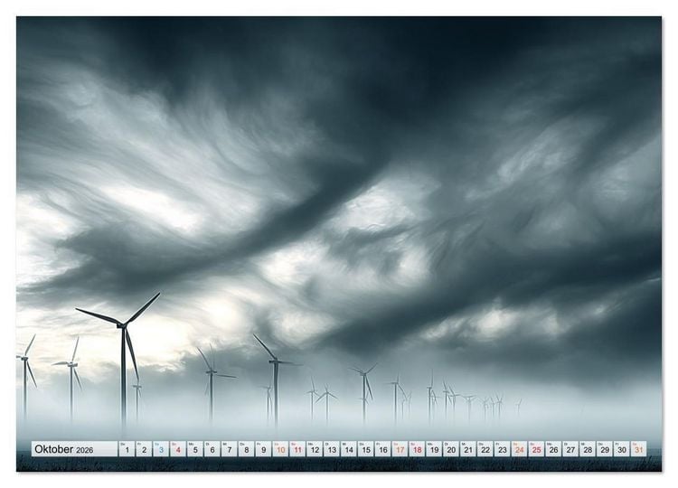 Produktbild: Windtr&auml;ume (Wandkalender 2026 DIN A2 quer), CALVENDO Monatskalender
