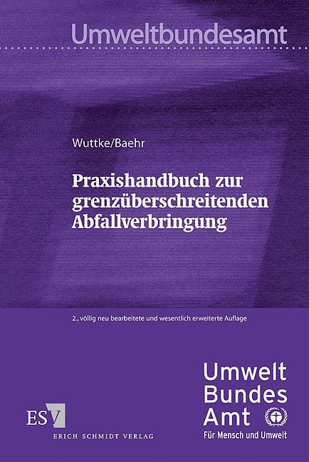Produktbild: Praxishandbuch zur grenz&uuml;berschreitenden Abfallverbringung