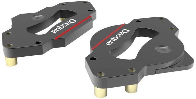 Produktbild: Dasqua 1804-5116 Eckfasen-Vorlage 120mm mit R35 & R40 1St.