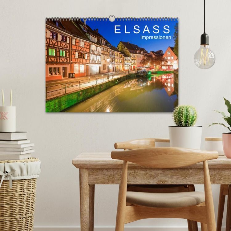 Produktbild: E L S A S S Impressionen (Wandkalender 2027 DIN A3 quer), CALVENDO Monatskalender