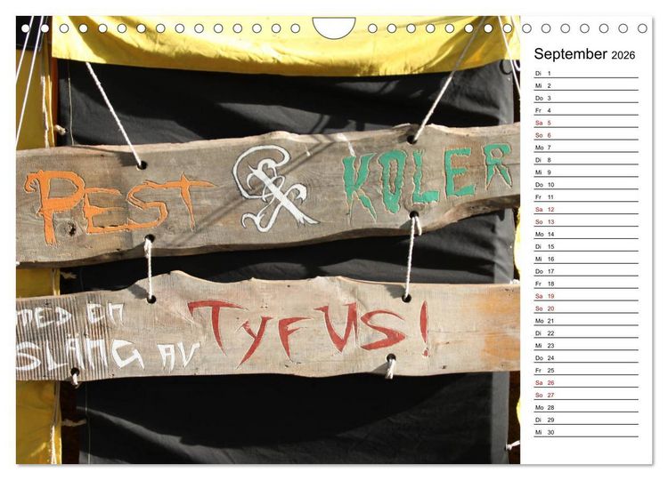 Produktbild: Mittelalter - Leben (Wandkalender 2026 DIN A4 quer), CALVENDO Monatskalender