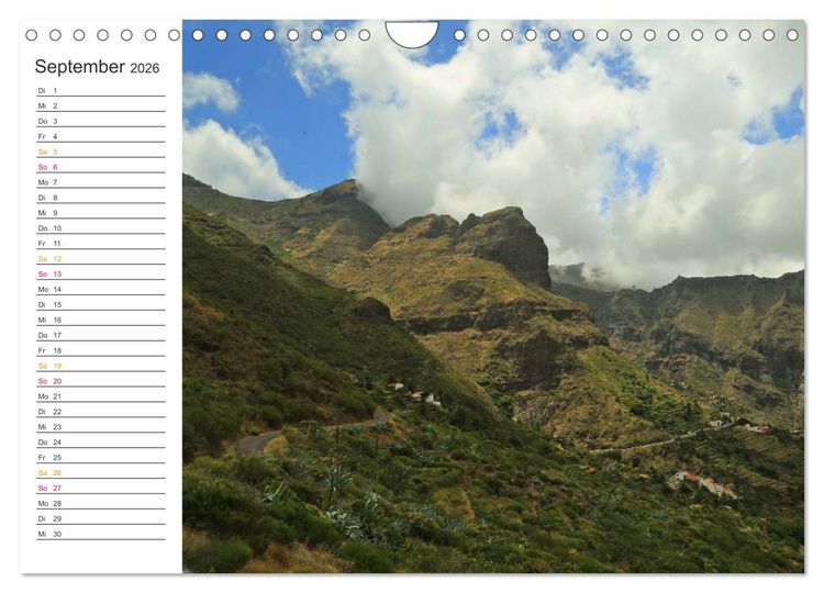 Produktbild: Der Norden von Teneriffa (Wandkalender 2026 DIN A4 quer), CALVENDO Monatskalender
