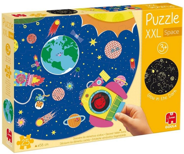 Produktbild: Goula 1110100492 - XXL Puzzle Space, Weltraum-Puzzle, 25 Teile