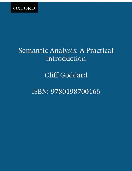 Produktbild: Semantic Analysis