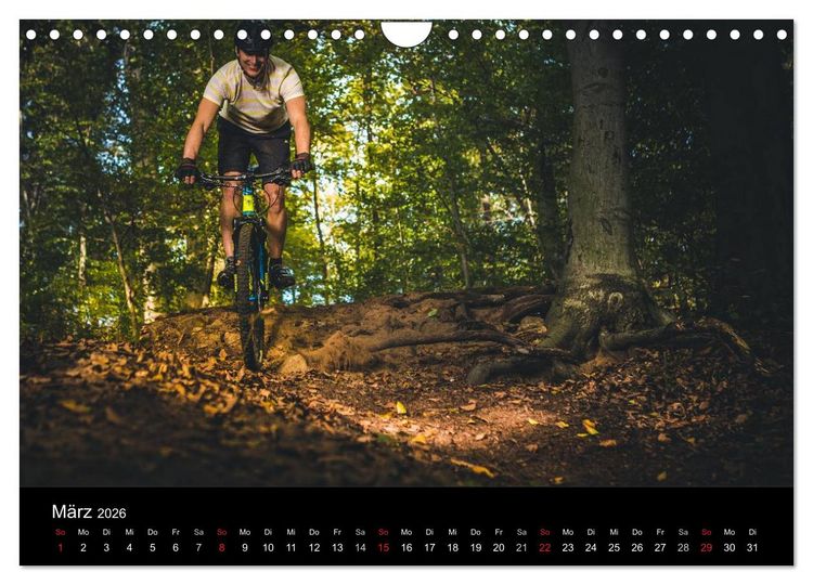 Produktbild: Mountainbike Action (Wandkalender 2026 DIN A4 quer), CALVENDO Monatskalender