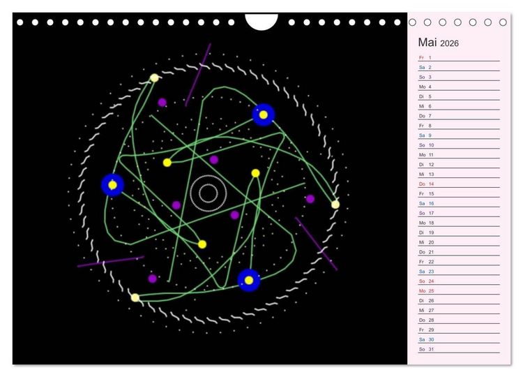 Produktbild: Filigran - Mandalas (Wandkalender 2026 DIN A4 quer), CALVENDO Monatskalender