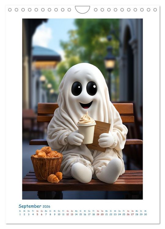 Produktbild: Ghosti (Wandkalender 2026 DIN A4 hoch), CALVENDO Monatskalender