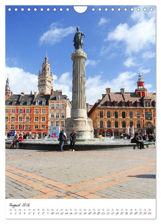 Produktbild: Lille - Faszinierende Metropole (Wandkalender 2026 DIN A4 hoch), CALVENDO Monatskalender