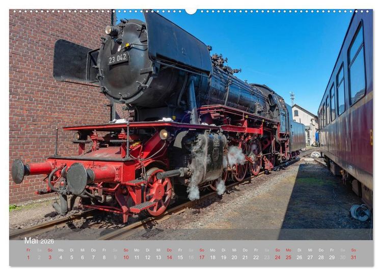 Produktbild: F&uuml;r Liebhaber des Dampfes (Wandkalender 2026 DIN A2 quer), CALVENDO Monatskalender