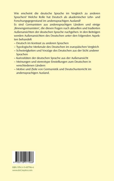 Produktbild: Deutsch von au&szlig;en