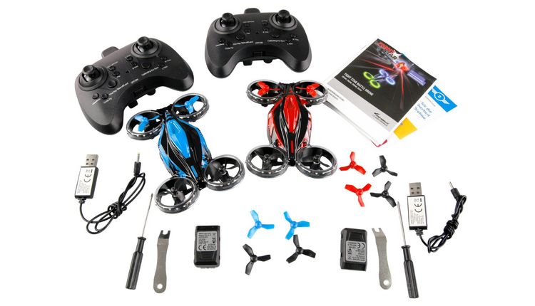Produktbild: AMEWI FightStar Battle Drone Set RTF rot & blau