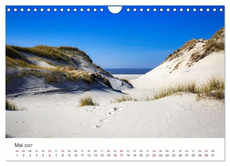 Produktbild: Amrum - Perle der Nordsee (Wandkalender 2027 DIN A4 quer), CALVENDO Monatskalender