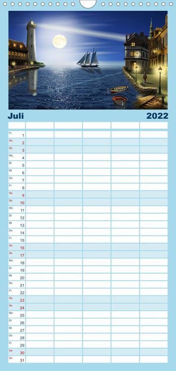 Produktbild: Familienplaner Mystische und romantische M&auml;rchenwelt Mausopardia (Wandkalender 2022 , 21 cm x 45 cm, hoch)