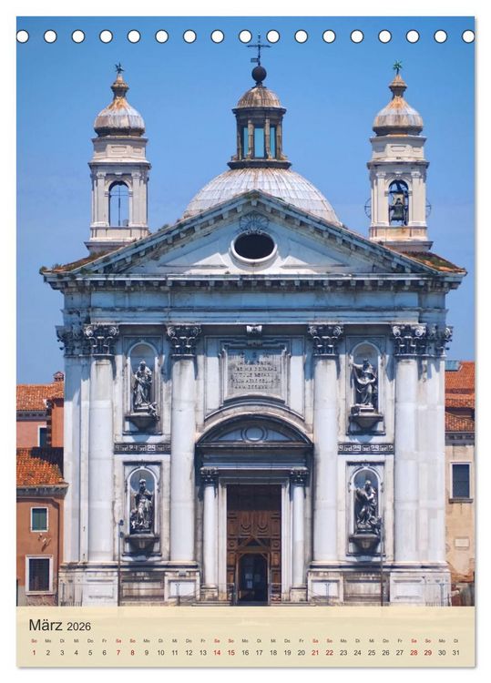 Produktbild: F&uuml;r immer Dein Venedig (Tischkalender 2026 DIN A5 hoch), CALVENDO Monatskalender