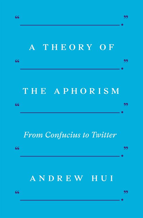 Produktbild: A Theory of the Aphorism