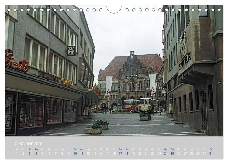 Produktbild: Hildesheim - damals ... (Wandkalender 2026 DIN A4 quer), CALVENDO Monatskalender