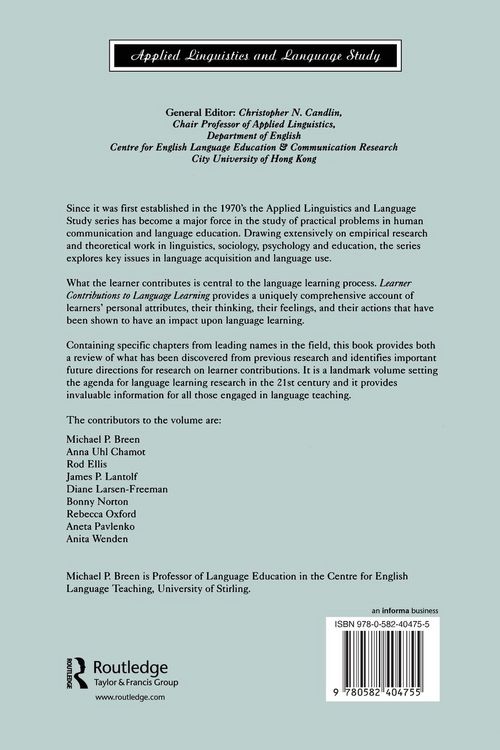 Produktbild: Learner Contributions to Language Learning