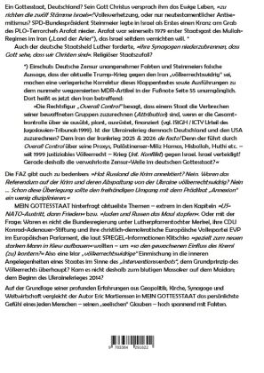 Produktbild: Mein Gottesstaat - 10 Jahre Kriegsbeginn Ukraine qua EU-Anerkennung der Regierung MIT NAZIS GEGEN PUTIN FRAGT J&Uuml;DISCHE ALLGEMEINE
